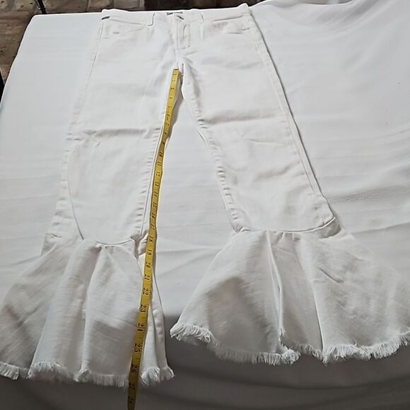 Citizens of Humanity White Drew Flounce High Rise jeans size 25 - Picture 13 of 13